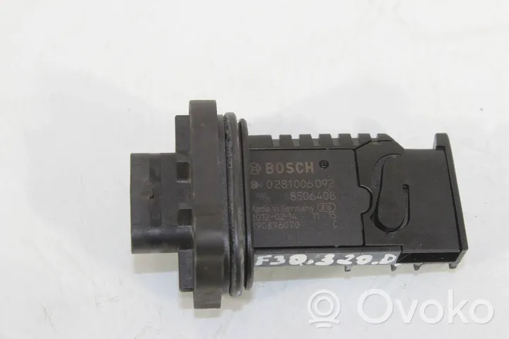 BMW 3 F30 F35 F31 Mass air flow meter 8506408