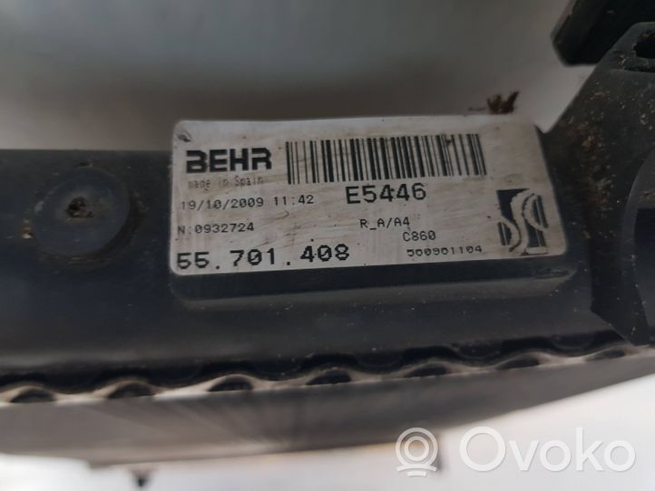 Opel Corsa D Jäähdyttimen lauhdutin 55701408