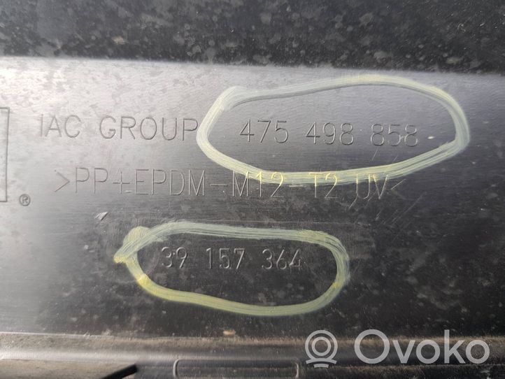 Opel Crossland X Uchwyt / Mocowanie zderzaka tylnego 475498858