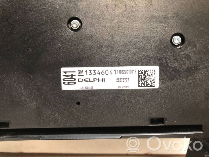 Opel Meriva B Unité principale radio / CD / DVD / GPS 13346041