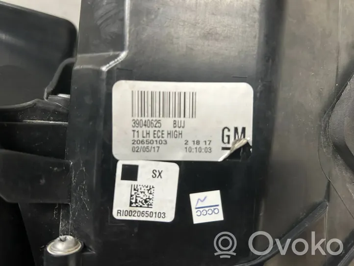 Opel Insignia B Klamra tylnego pasa bezpieczeństwa 39040625