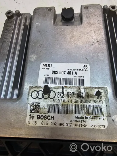 Audi A4 S4 B8 8K Calculateur moteur ECU 8K2907401A