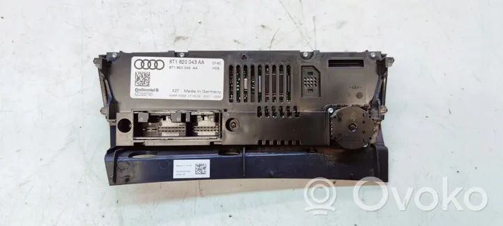 Audi A4 S4 B8 8K Climate control unit 8T1820043AA