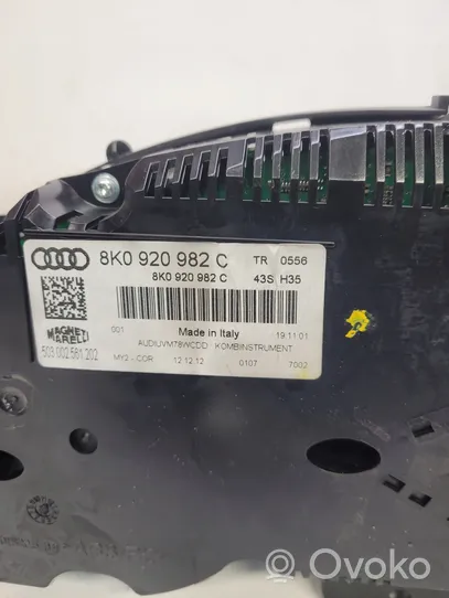 Audi A4 S4 B8 8K Tachimetro (quadro strumenti) 8K0920982C