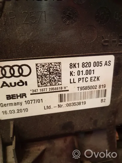 Audi A4 S4 B8 8K Bloc de chauffage complet 8K1820005AS