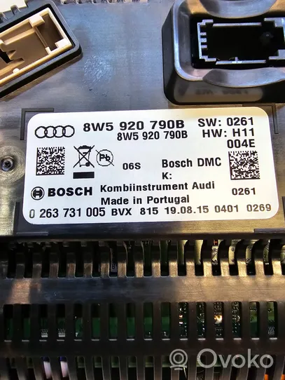 Audi A4 S4 B9 8W Nopeusmittari (mittaristo) 8W5920790B