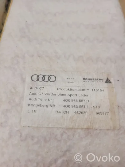 Audi A6 S6 C7 4G Element grzewczy siedzenia 4G0963557D