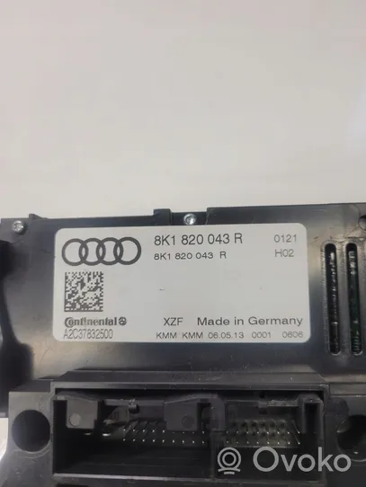 Audi A4 S4 B8 8K Unité de contrôle climatique 8K1820043R