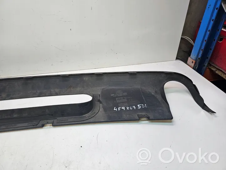 Audi A6 S6 C6 4F Rivestimento della parte inferiore del paraurti posteriore 4F0807521