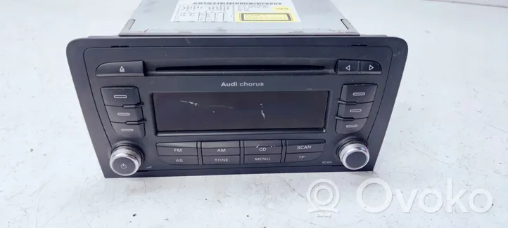 Audi A3 S3 8P Radio/CD/DVD/GPS-pääyksikkö 8P0035152E