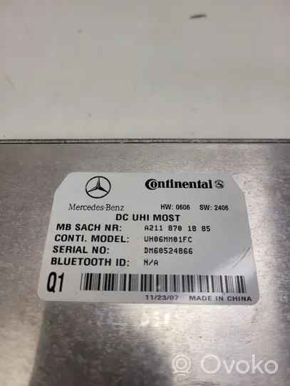 Mercedes-Benz Sprinter W906 Centralina/modulo bluetooth A2118701885