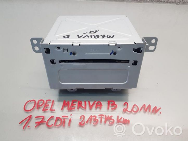 Opel Meriva B Radio/CD/DVD/GPS-pääyksikkö 20984175