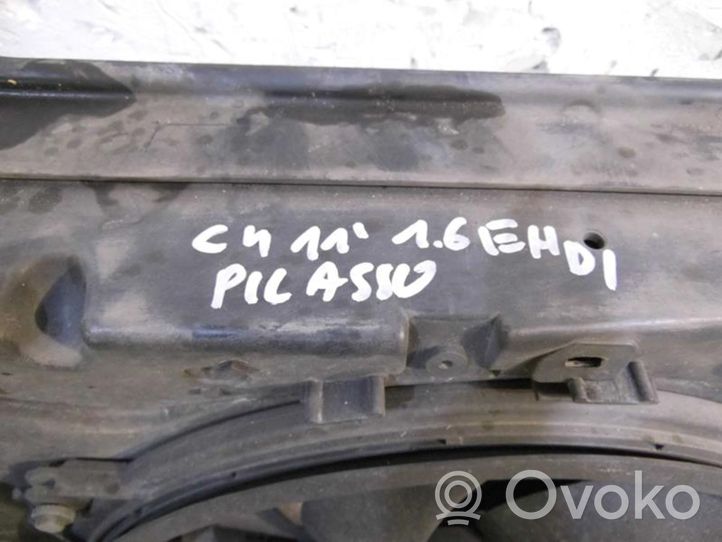 Citroen C4 II Picasso Pannello di supporto del radiatore 