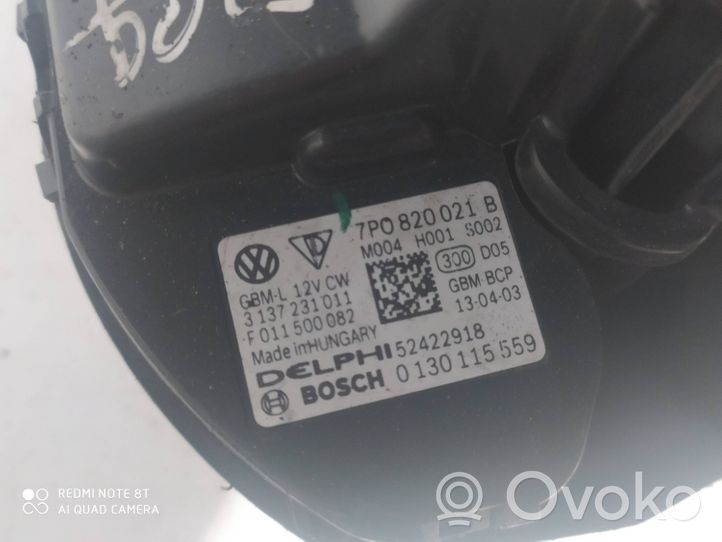 Volkswagen Touareg II Ventola riscaldamento/ventilatore abitacolo 7P0820021B