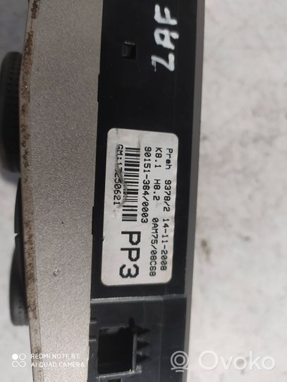 Opel Zafira B Climate control/heater control trim 13250621