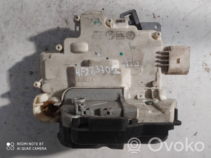 Audi A6 S6 C6 4F Zamek drzwi przednich 4F2837016