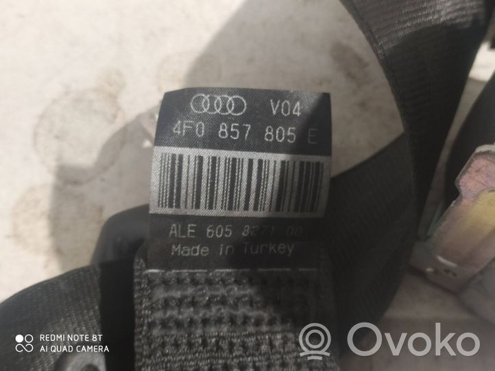 Audi A6 S6 C6 4F Takaistuimen turvavyö 4F0857805E