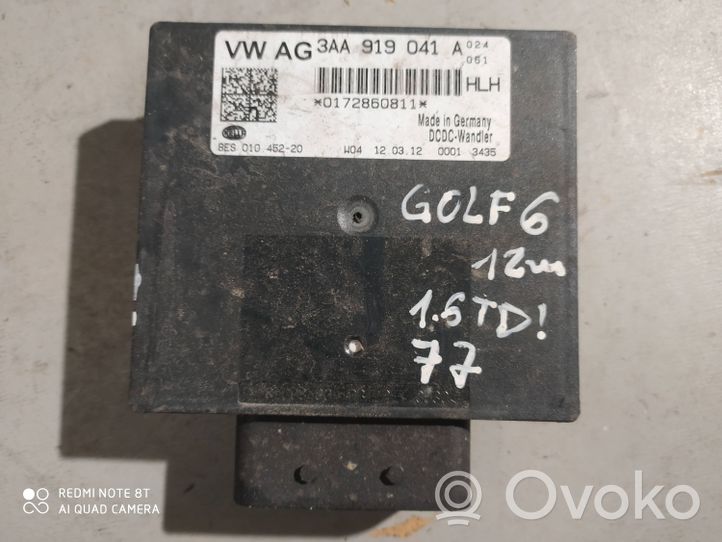 Volkswagen Golf VI Modulo del convertitore di tensione/trasformatore 3AA919041A