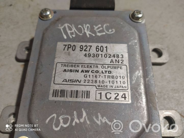 Volkswagen Touareg II Unidad de control/módulo de la suspensión 7P0927601