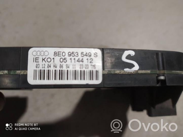 Audi A4 S4 B7 8E 8H Maniglia/leva di regolazione del volante 8E0953549S