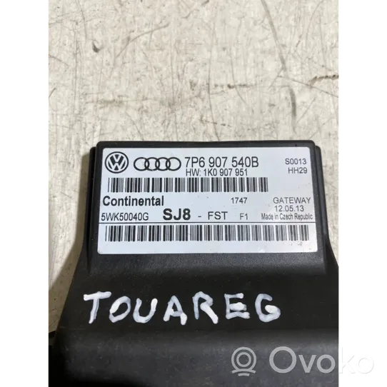 Volkswagen Touareg II Gateway control module 7P6907540B