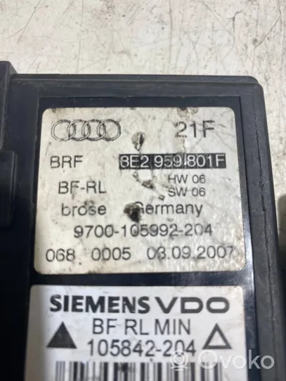 Audi A4 S4 B7 8E 8H Moteur de lève-vitre de porte avant 8E2959801F