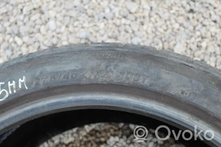 BMW X5 E70 R20 summer tire 