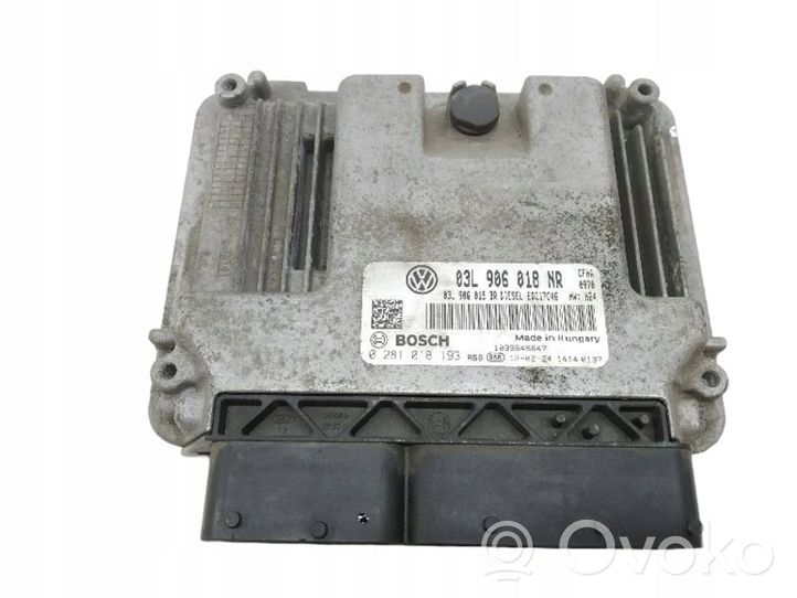 Skoda Octavia Mk2 (1Z) Calculateur moteur ECU 03L906018NR