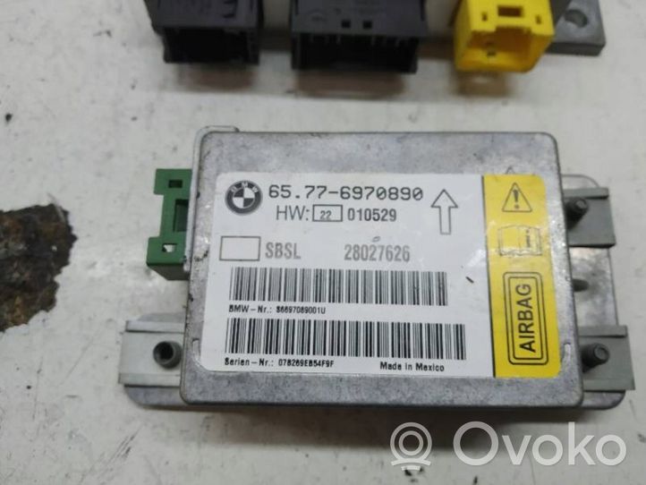 BMW 7 E65 E66 Module de contrôle airbag 6970886