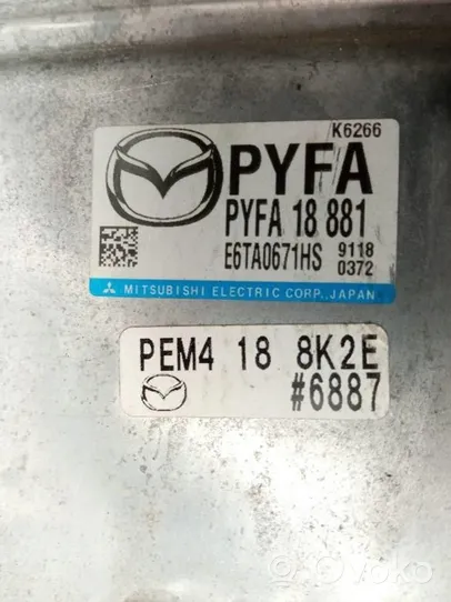 Mazda 6 Calculateur moteur ECU E6TA0671HS
