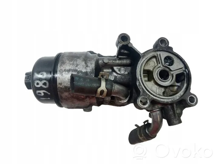 Peugeot 407 Oil filter mounting bracket 9656830180
