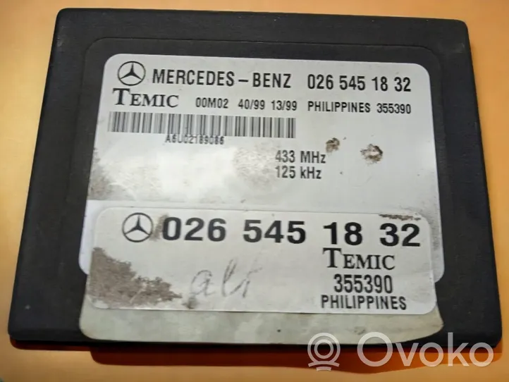 Mercedes-Benz Vito Viano W638 Otras unidades de control/módulos 0265451832