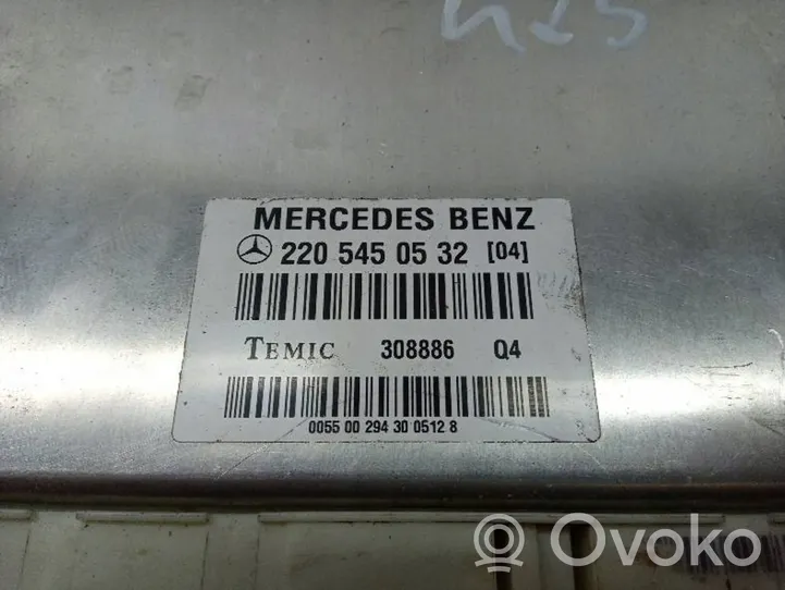 Mercedes-Benz S W220 Inne komputery / moduły / sterowniki 2205450532