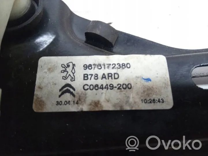 Citroen C4 II Picasso Mécanisme de lève-vitre avant sans moteur 9676172380