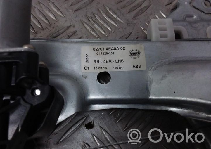 Nissan Qashqai El. Lango pakėlimo mechanizmo komplektas 827014EA0A02