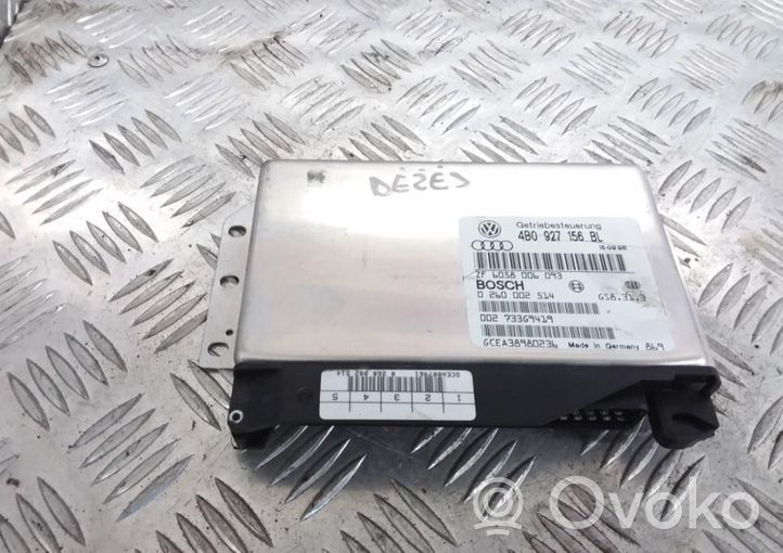 Audi A6 S6 C5 4B Module de contrôle de boîte de vitesses ECU 4B0927156BL