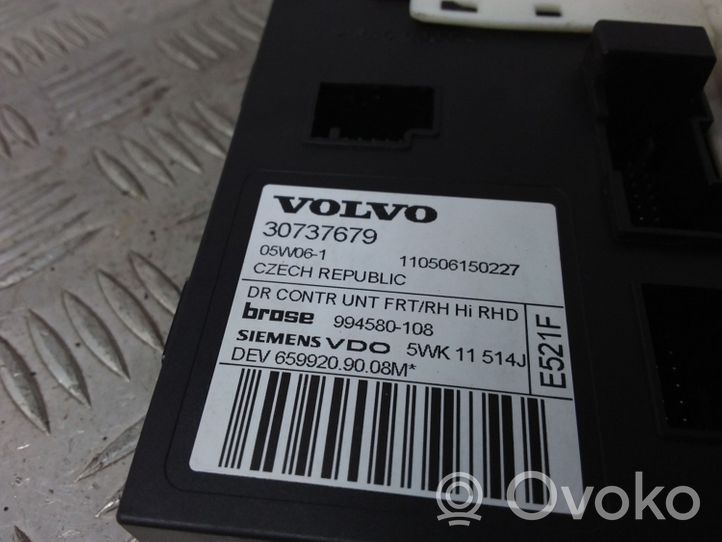 Volvo S40 Priekinis varikliukas langų pakėlėjo 30737679