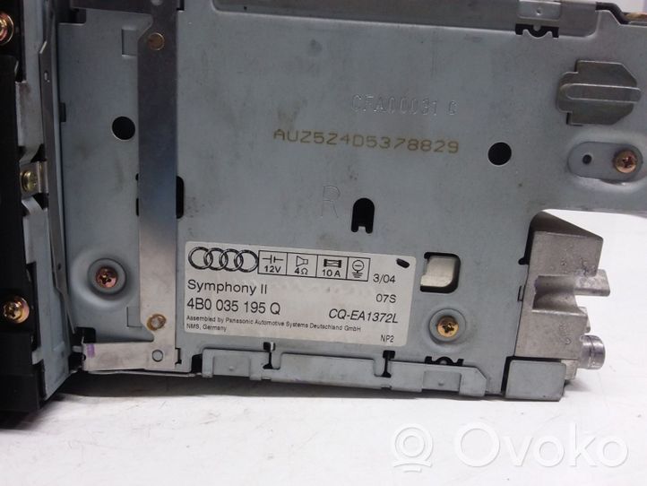 Audi A6 S6 C5 4B Panel / Radioodtwarzacz CD/DVD/GPS 4B0035195Q