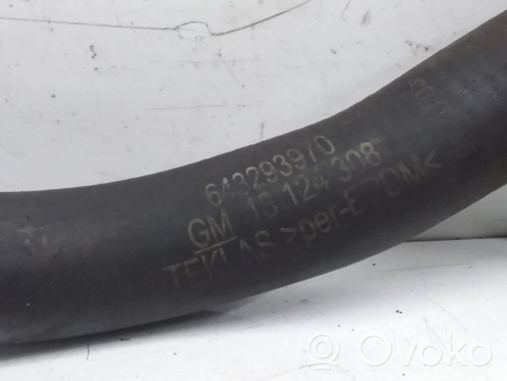 Opel Astra H Heater radiator pipe/hose 13124308