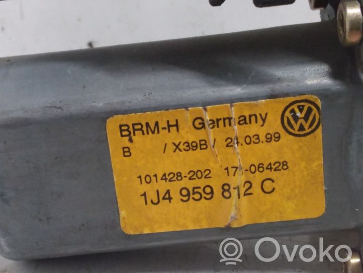 Volkswagen Bora Rear door window regulator motor 1J4959812C