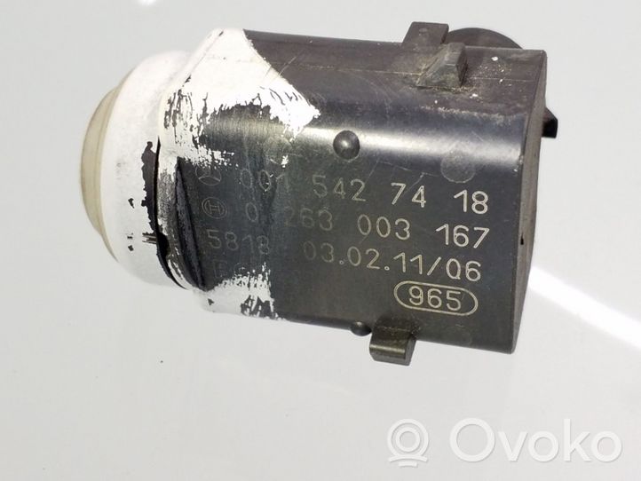 Mercedes-Benz CLK A209 C209 Parkošanās (PDC) sensors (-i) 0015427418