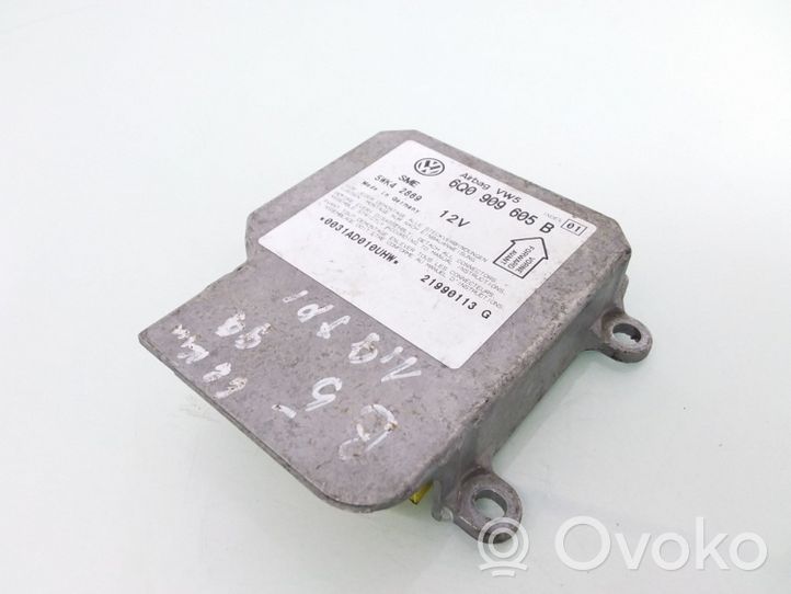 Volkswagen PASSAT B5 Module de contrôle airbag 6Q0909605B