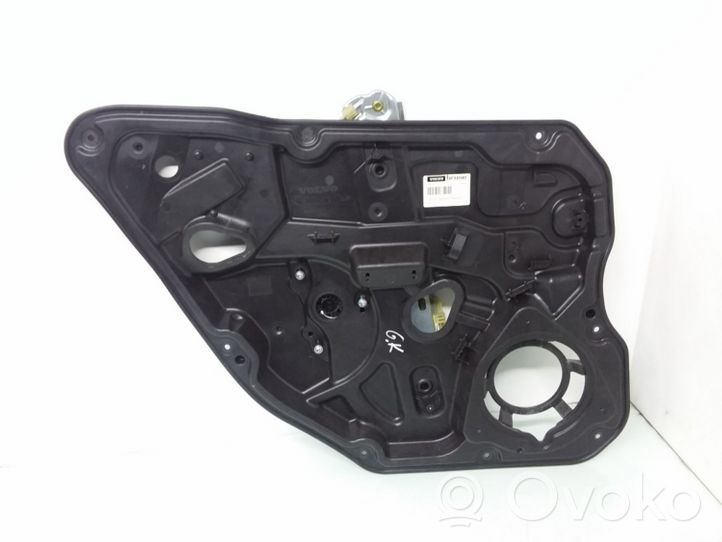 Volvo V60 Mechanizm podnoszenia szyby tylnej bez silnika 30784312