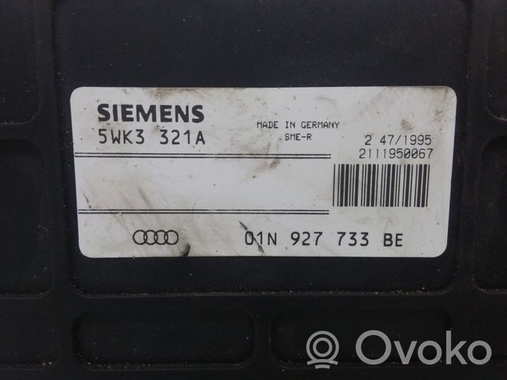Audi A6 S6 C4 4A Sterownik / Moduł skrzyni biegów 01N927733BE