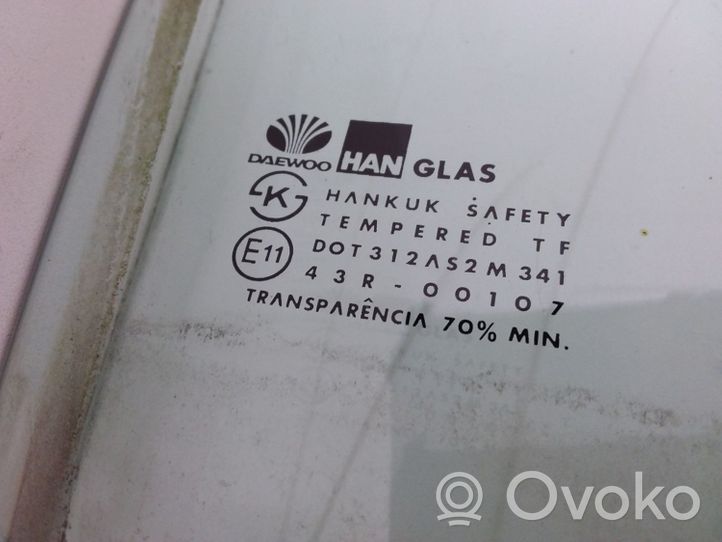 Daewoo Lanos Priekšējo durvju stikls(divdurvju mašīnas) 43R00107