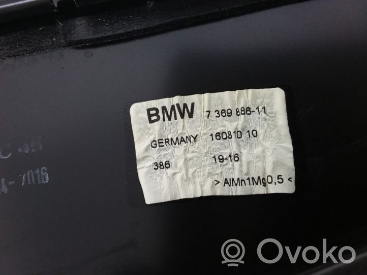 BMW 7 G11 G12 Rivestimento modanatura del vetro della portiera posteriore 7369886