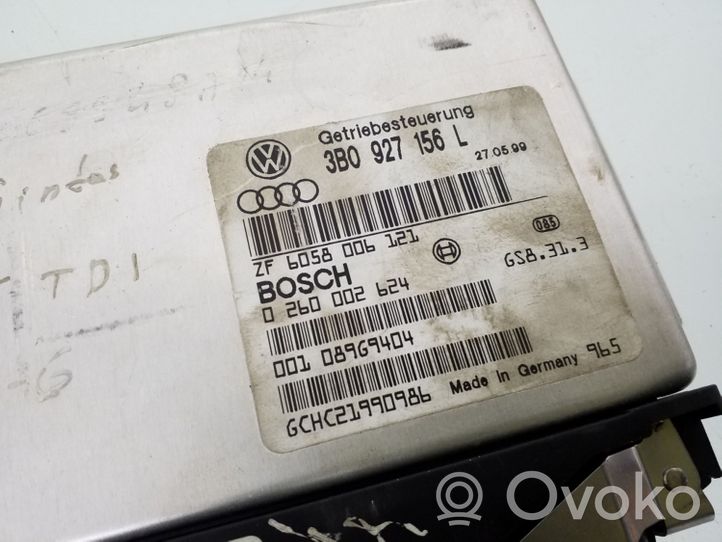 Audi A6 S6 C5 4B Pavarų dėžės valdymo blokas 3B0927156L