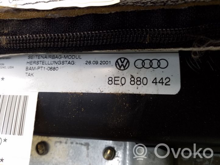 Audi A4 S4 B6 8E 8H Airbag sedile 8E0880442