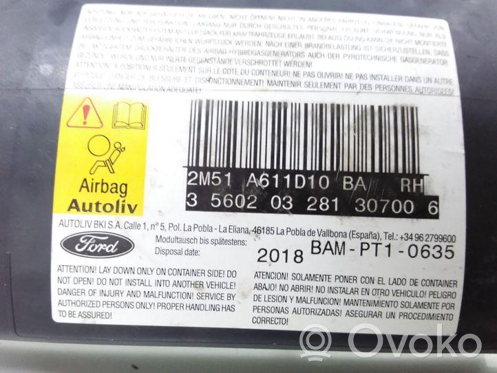 Ford Focus Poduszka powietrzna Airbag fotela 2M51A611D10BA