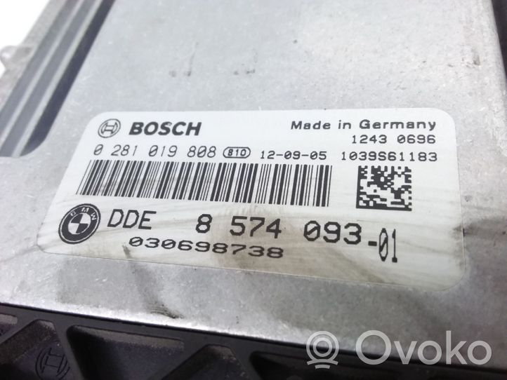 BMW 3 F30 F35 F31 Moottorin ohjainlaite/moduuli 8574093